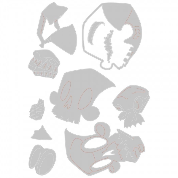 Sizzix Tim Holtz Thinlits Colorize - Skelly