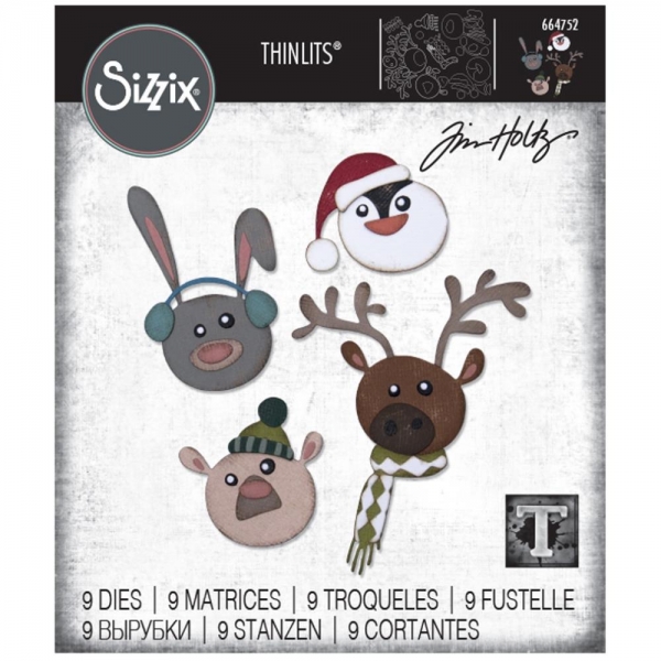 Sizzix Tim Holtz Thinlits - Winter Critters