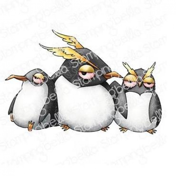 Stampingbella - Oddball Penguin Trio