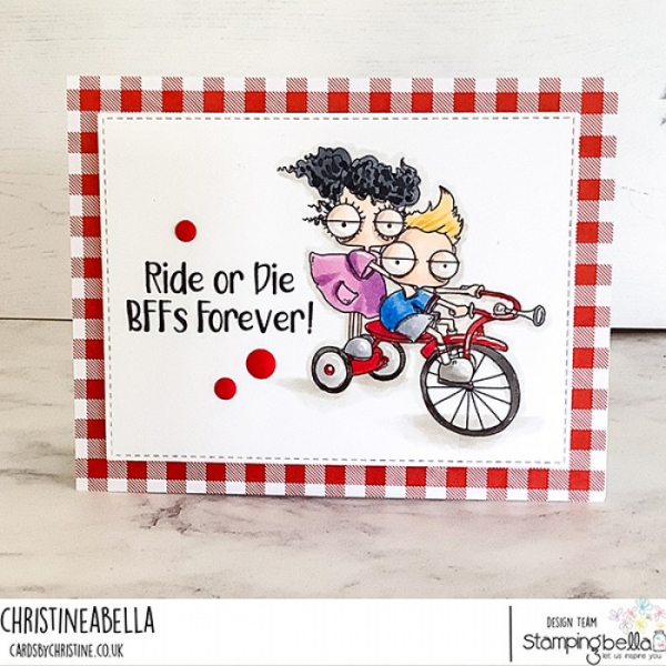 Stamping Bella - Mini Oddballs on a tricycle