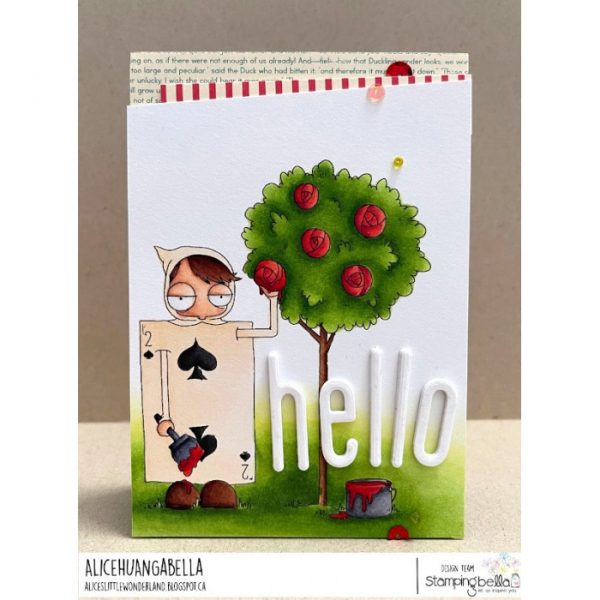 Stamping Bella - Oddball Painting the Roses Red