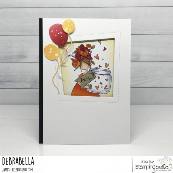 Stamping Bella - Curvy Girl with a Jar of Hearts