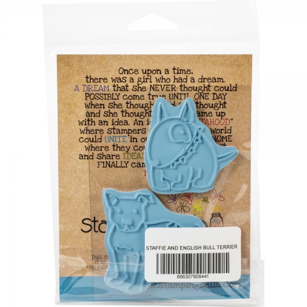 Stamping Bella - Staffie and English Bull Terrier