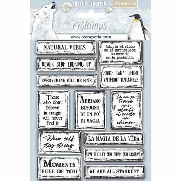 Stamperia Stamps - Artic Antarctic - Quotes