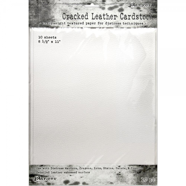 Distress Cracked Leather Cardstock 8 1/2 x 11