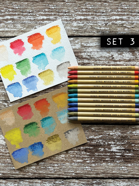 Tim Holtz Distress Watercolor Pencils - Set #3