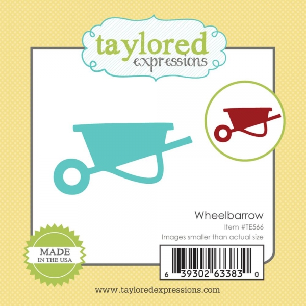 Taylored Expressions Steel Dies - Wheelbarrow (Schubkarre)