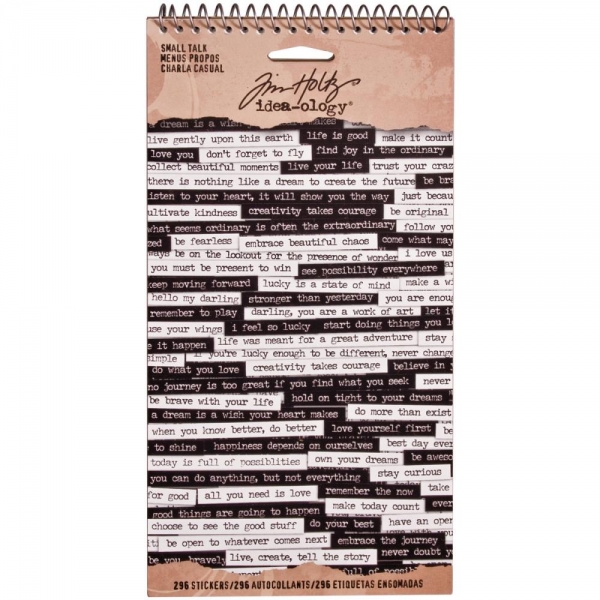 Tim Holtz Small Talk Sticker