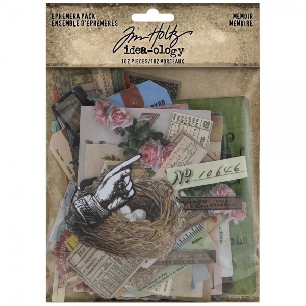 Tim Holtz Ephemera Pack - Memoir