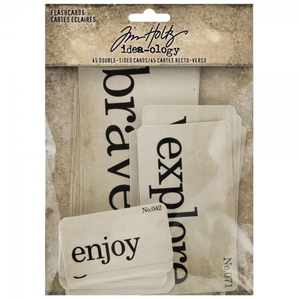 Tim Holtz Flashcards - 45 Stck.