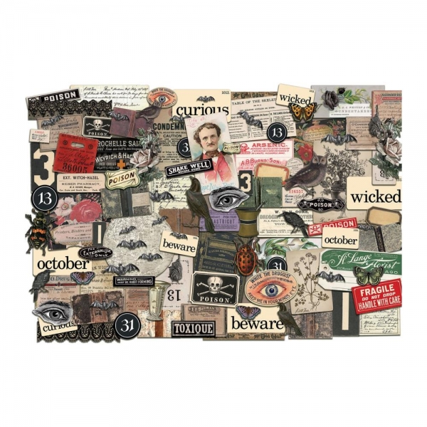 Tim Holtz Ephemera Pack - Halloween 