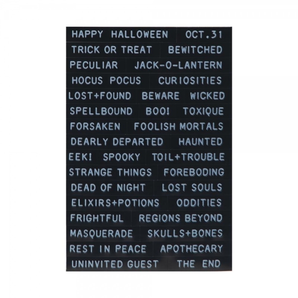 Tim Holtz Label Stickers - Halloween