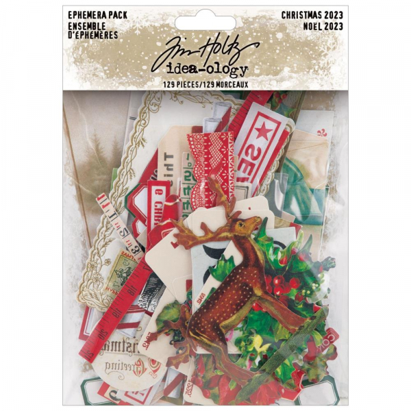 Tim Holtz Ephemera Pack - Christmas 2023