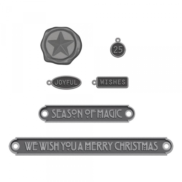 Tim Holtz idea-ology - Word Plaques + Tags - Christmas