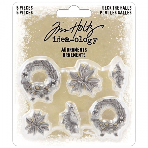 Tim Holtz Idea-Ology - Adornments - Deck the Halls