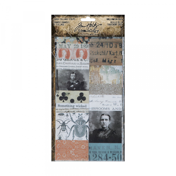 Tim Holtz - Large Collage Strips - Halloween 2024