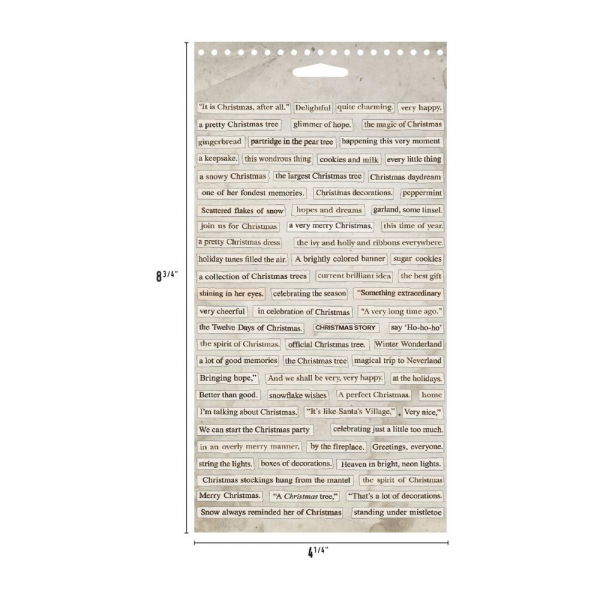 Tim Holtz Sticker Book - Christmas 2024