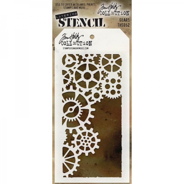 Tim Holtz Layering Stencil - Gears