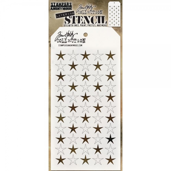 Tim Holtz Layering Stencil - Shifter Stars