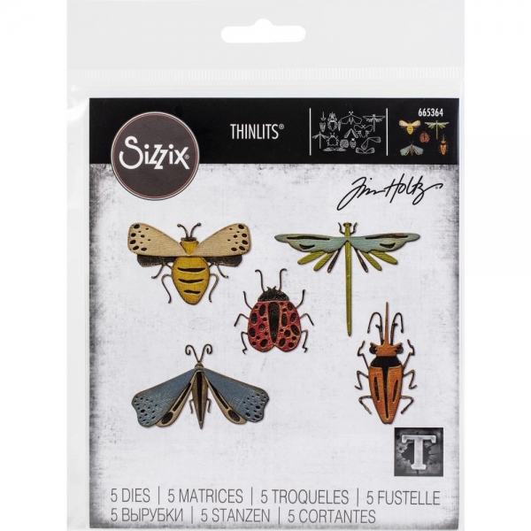 Sizzix Tim Holtz Thinlits - Funky Insect