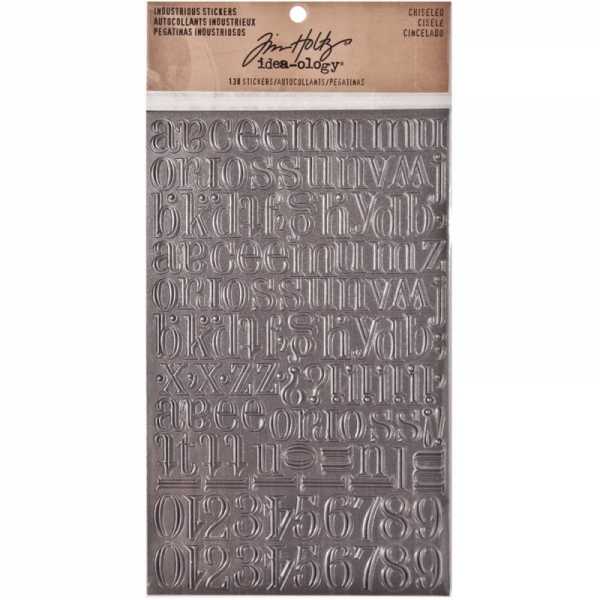 Tim Holtz Industrious Stickers - Chiseled