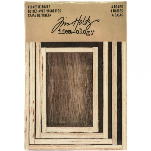 Tim Holtz Vignette Boxes 4 St.