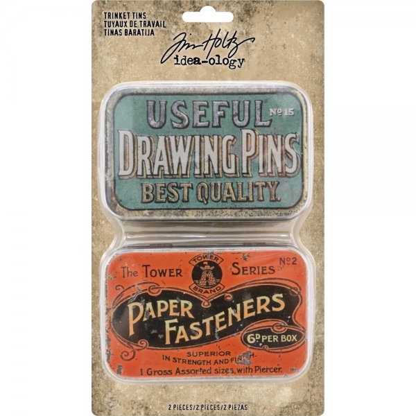 Tim Holtz - Trinket Tins 2 Dosen