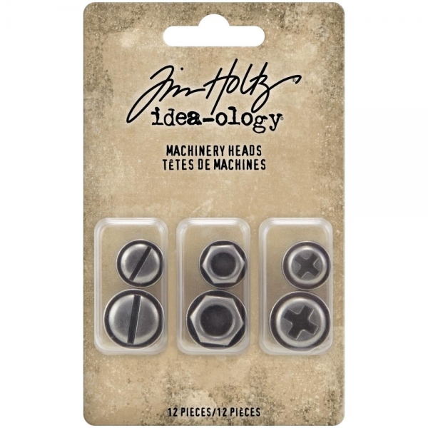 Tim Holtz - idea-ology - Machinery Heads 12 Stk.