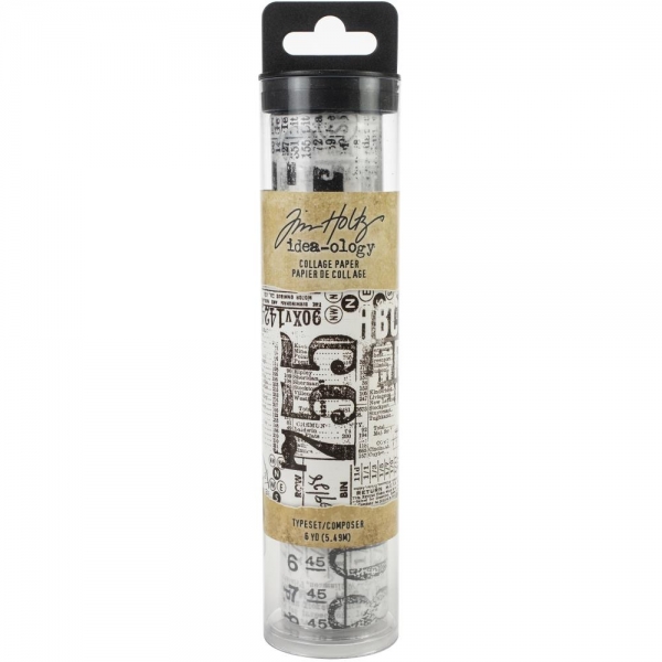 Tim Holtz Collage Paper -Typset / Composer