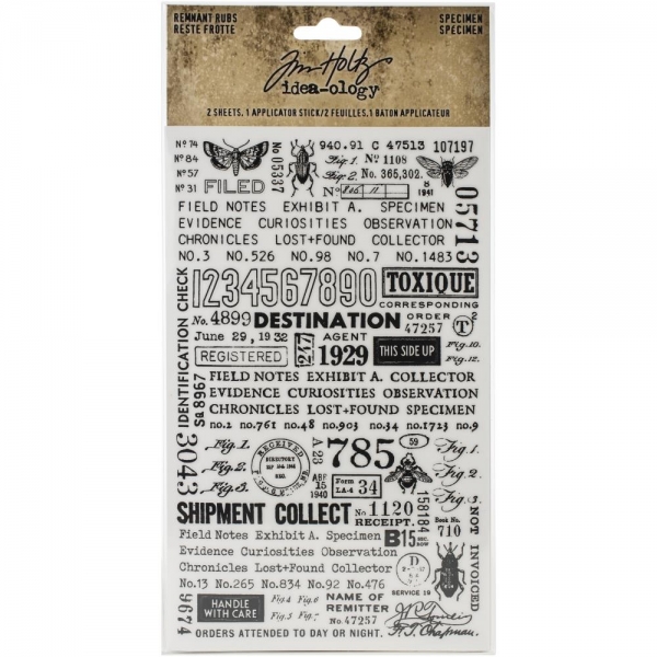 Tim Holtz Remnant Rubs - Specimen