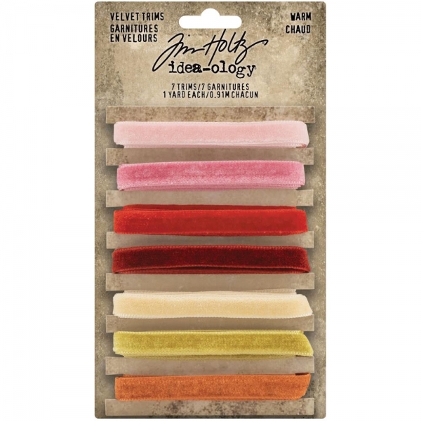 Tim Holtz Velvet Trims - Warm