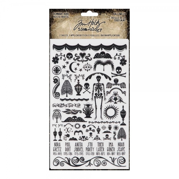 Tim Holtz Remnant Rubs - Halloween