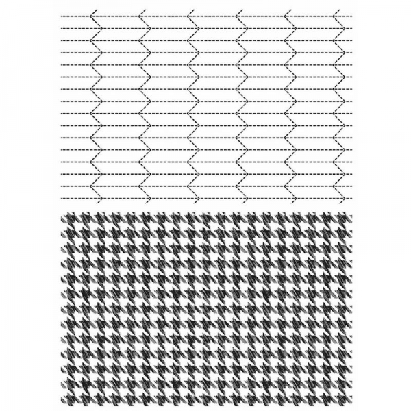 Tim Holtz Stempelset - Tailor & Houndstooth