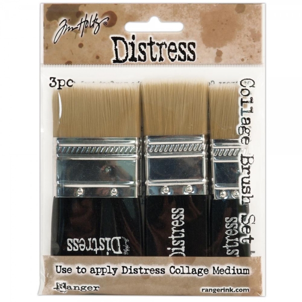 Tim Holtz Distress Collage Brush Set 3 Stk.