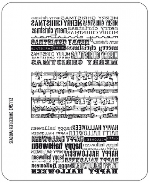 Tim Holtz Stempelset - Seasonal Reflections