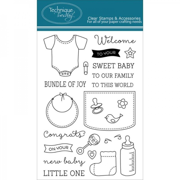 Technique Tuesday Clearstamps - Bundle of Joy