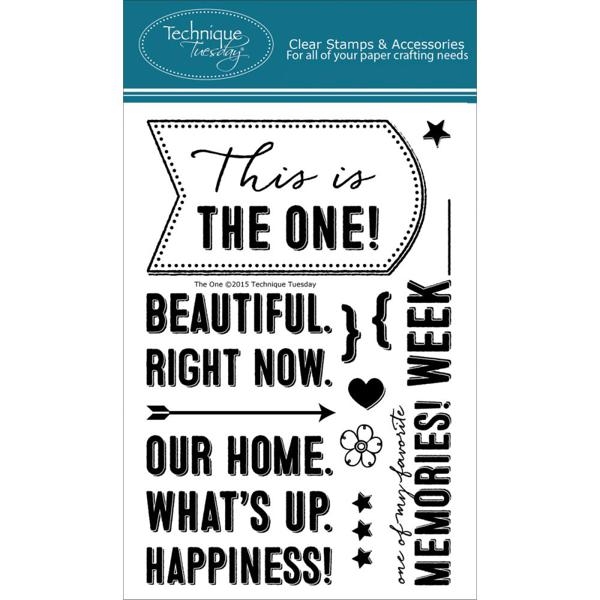 Technique Tuesday Clearstamps - The One