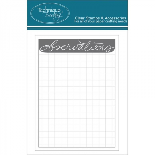 Technique Tuesday Story Cards - Observations - Grau