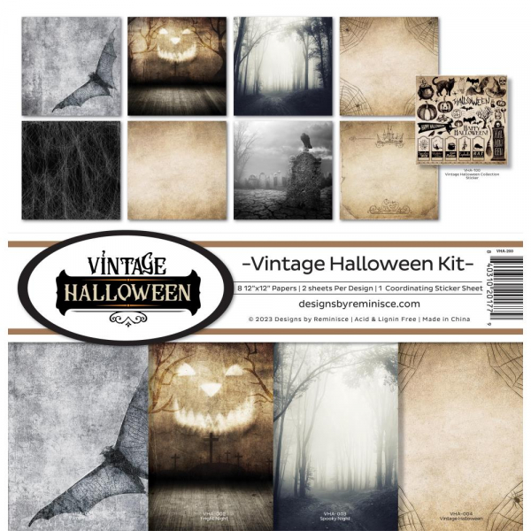 Reminisce - Collection Kit - 12" x 12" - Vintage Halloween KIT