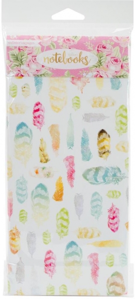 Color Crush - Notepad Set -Standard Size -Feather & Stripe