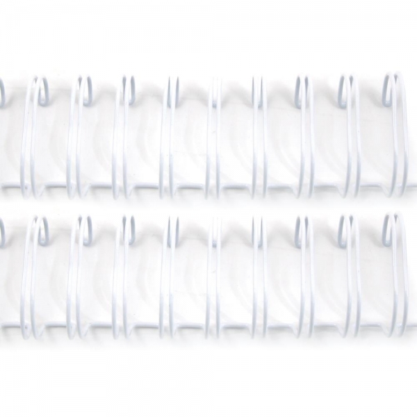 2 x Cinch Binding Wires 1" - 2,5 cm Weiß