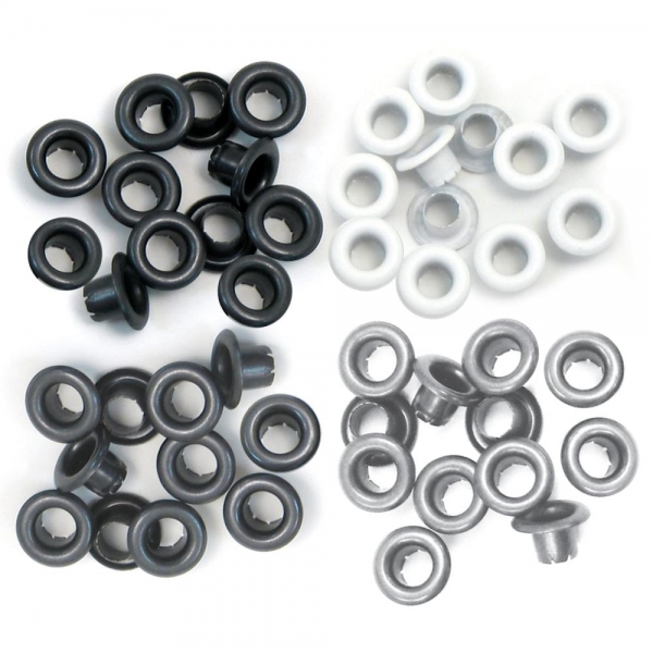 We R memory keepers Standard Eyelets - schwarz/weiß