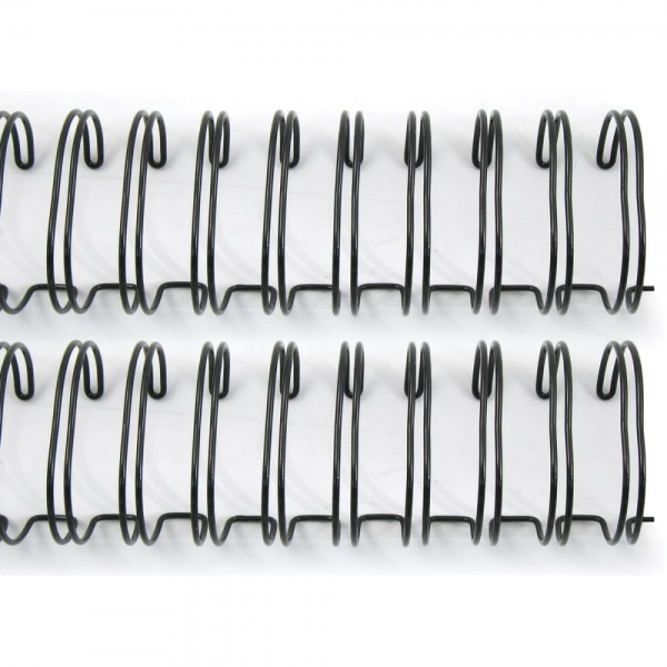 2 x Cinch Binding Wires 1" - 2,5 cm Schwarz