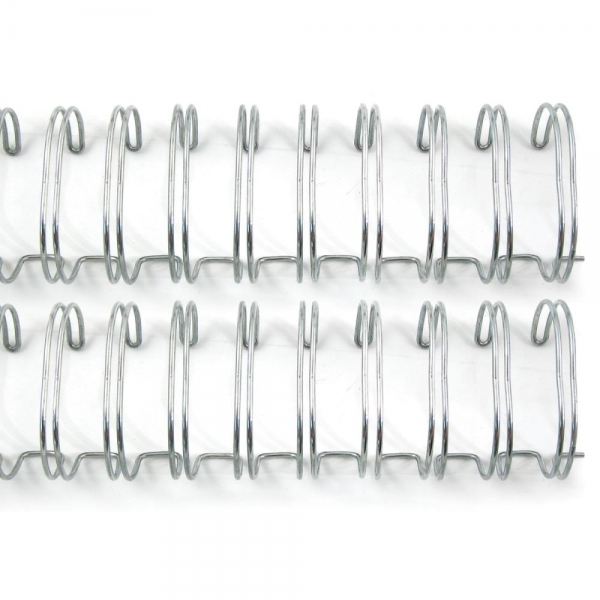 2 x Cinch Binding Wires 1" - 2,5 cm Silber