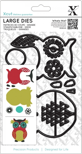 Xcut Large Die Set - Owl (Eule)