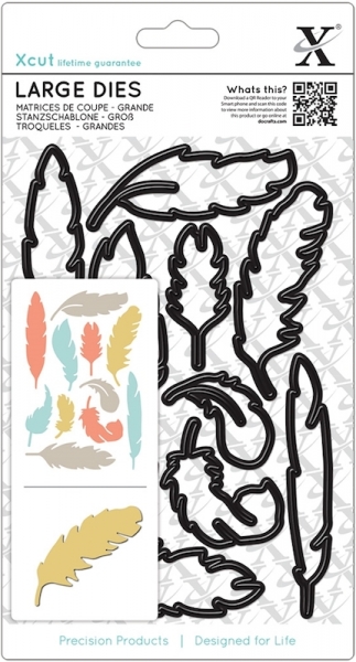 Xcut Large Die Set - Feathers (Federn)
