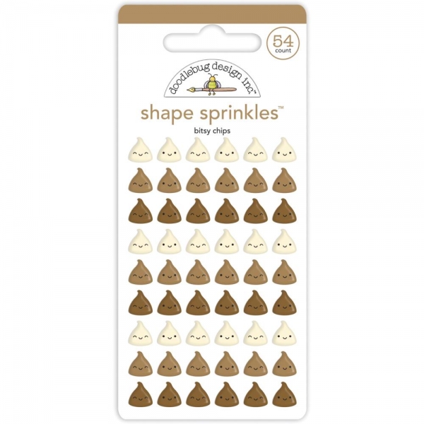 Doodlebug Shape Sprinkles (Epoxy Sticker) - Bitsy Chips