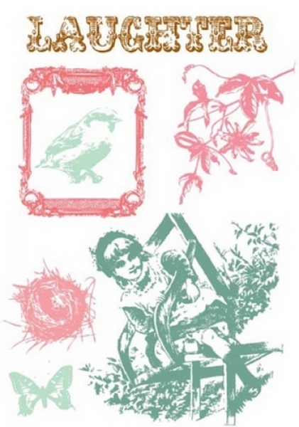 !PRIMA Clear Stamp - Garden Gate!