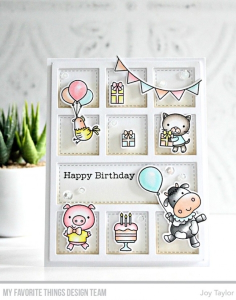 MFT Die-Namics Stanz & Stempel Set - Party Animals