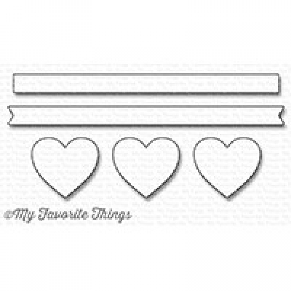 Die-namics - Hearts in a Row - Horizontal